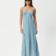 AFENDS Delia Cupro Maxi Dress