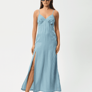 AFENDS Delia Cupro Maxi Dress