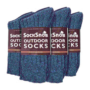 Mens Winter Warm Wool Blend Hiking Socks for Boots (Multipack Options)