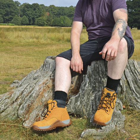 Mens Winter Warm Wool Blend Hiking Socks for Boots (Multipack Options)