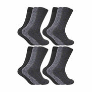Mens Winter Warm Wool Blend Hiking Socks for Boots (Multipack Options)