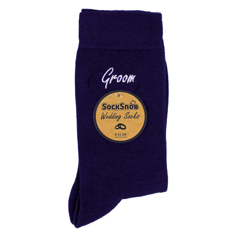 Mens Wedding Socks for Groom Groomsman Best Man Father of the Groom and Bride