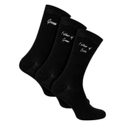 3 Pairs Mens Wedding Socks for Father of the Groom & Bride | Wedding Gift