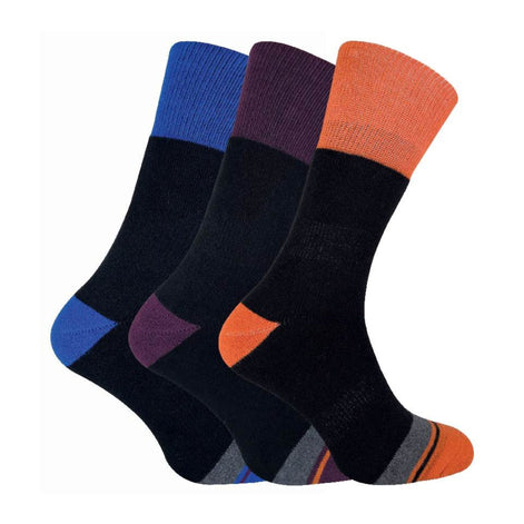 3 Pack Men's Cushioned Anti Blister Dual Layer Hiking Socks