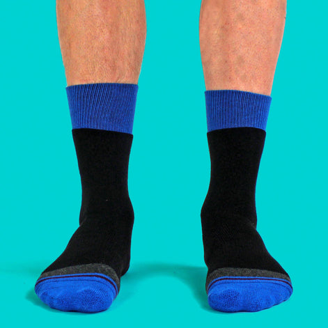 3 Pack Men's Cushioned Anti Blister Dual Layer Hiking Socks