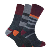 3 Pack Men's Cushioned Anti Blister Dual Layer Hiking Socks