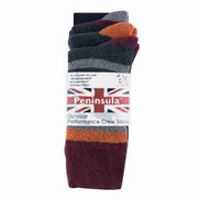 3 Pack Men's Cushioned Anti Blister Dual Layer Hiking Socks