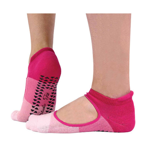 2 Pack Ladies Non Slip Grip Low Cut Invisible Pilates Yoga Socks
