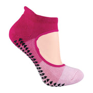 2 Pack Ladies Non Slip Grip Low Cut Invisible Pilates Yoga Socks