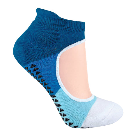 2 Pack Ladies Non Slip Grip Low Cut Invisible Pilates Yoga Socks