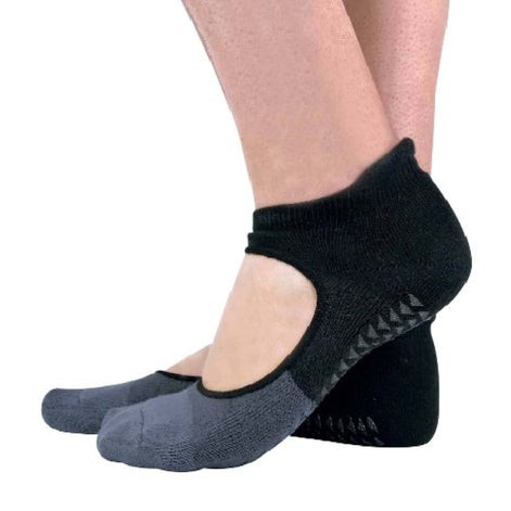 2 Pack Ladies Non Slip Grip Low Cut Invisible Pilates Yoga Socks