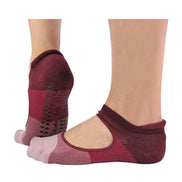2 Pack Ladies Non Slip Grip Low Cut Invisible Pilates Yoga Socks