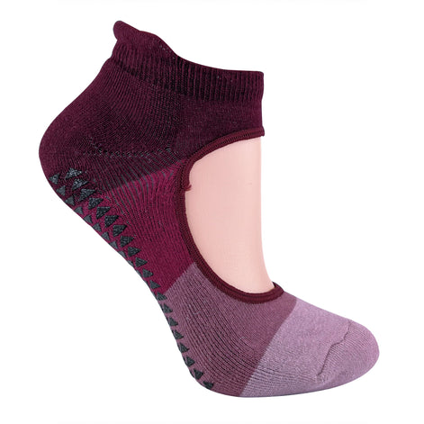2 Pack Ladies Non Slip Grip Low Cut Invisible Pilates Yoga Socks