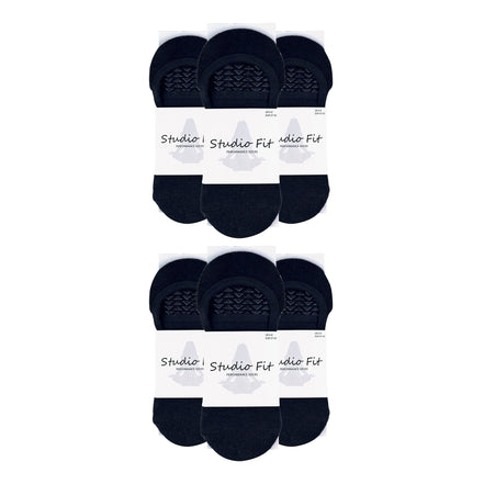Ladies Cotton Non Slip Yoga Socks with Straps (Multipack Options)