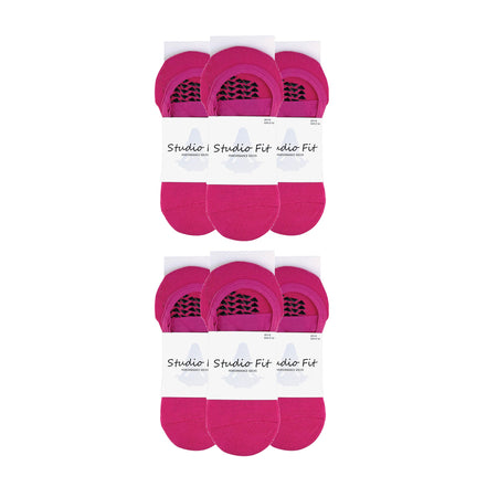 Ladies Cotton Non Slip Yoga Socks with Straps (Multipack Options)