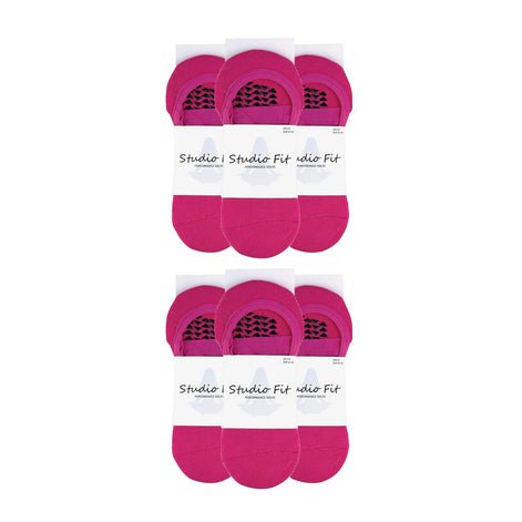Ladies Cotton Non Slip Yoga Socks with Straps (Multipack Options)