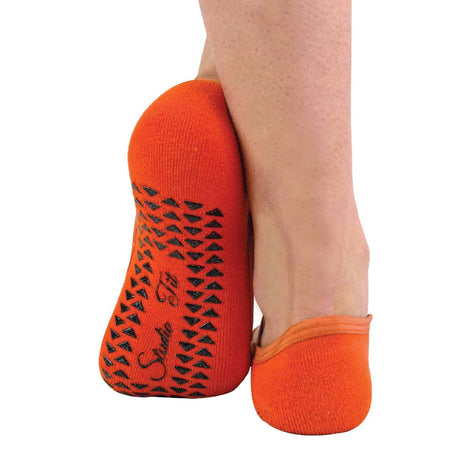 Ladies Cotton Non Slip Yoga Socks with Straps (Multipack Options)