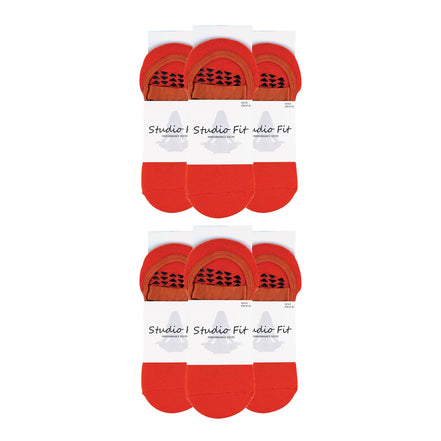 Ladies Cotton Non Slip Yoga Socks with Straps (Multipack Options)