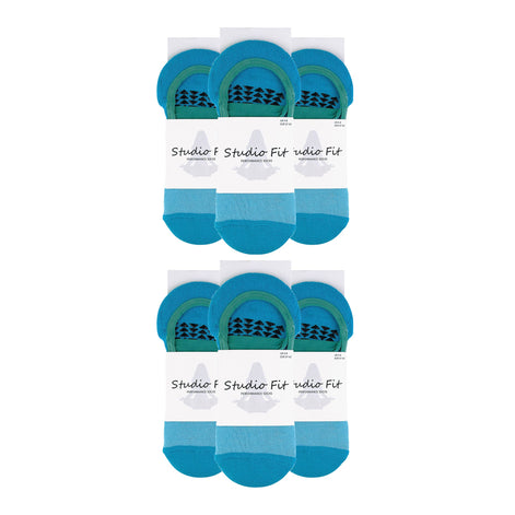 Ladies Cotton Non Slip Yoga Socks with Straps (Multipack Options)