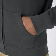 Organic Essential Zipped Hoodie: Men's