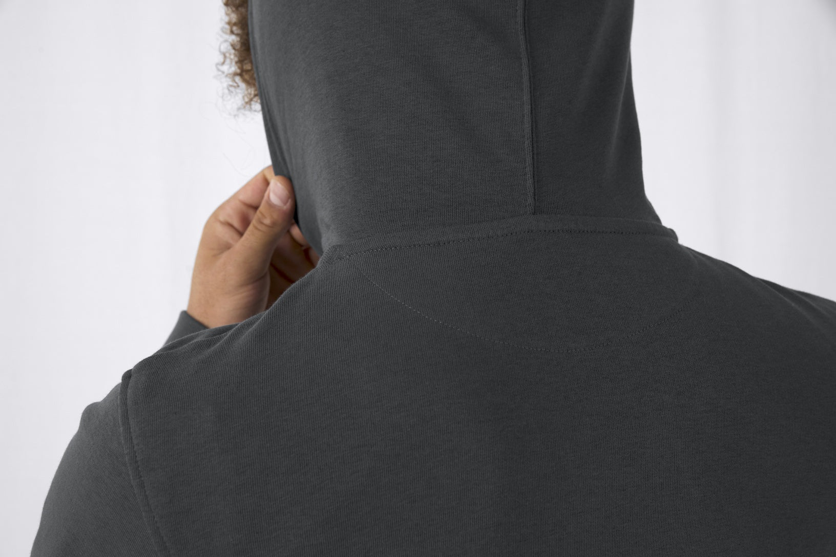 Organic Essential Zipped Hoodie: Men's