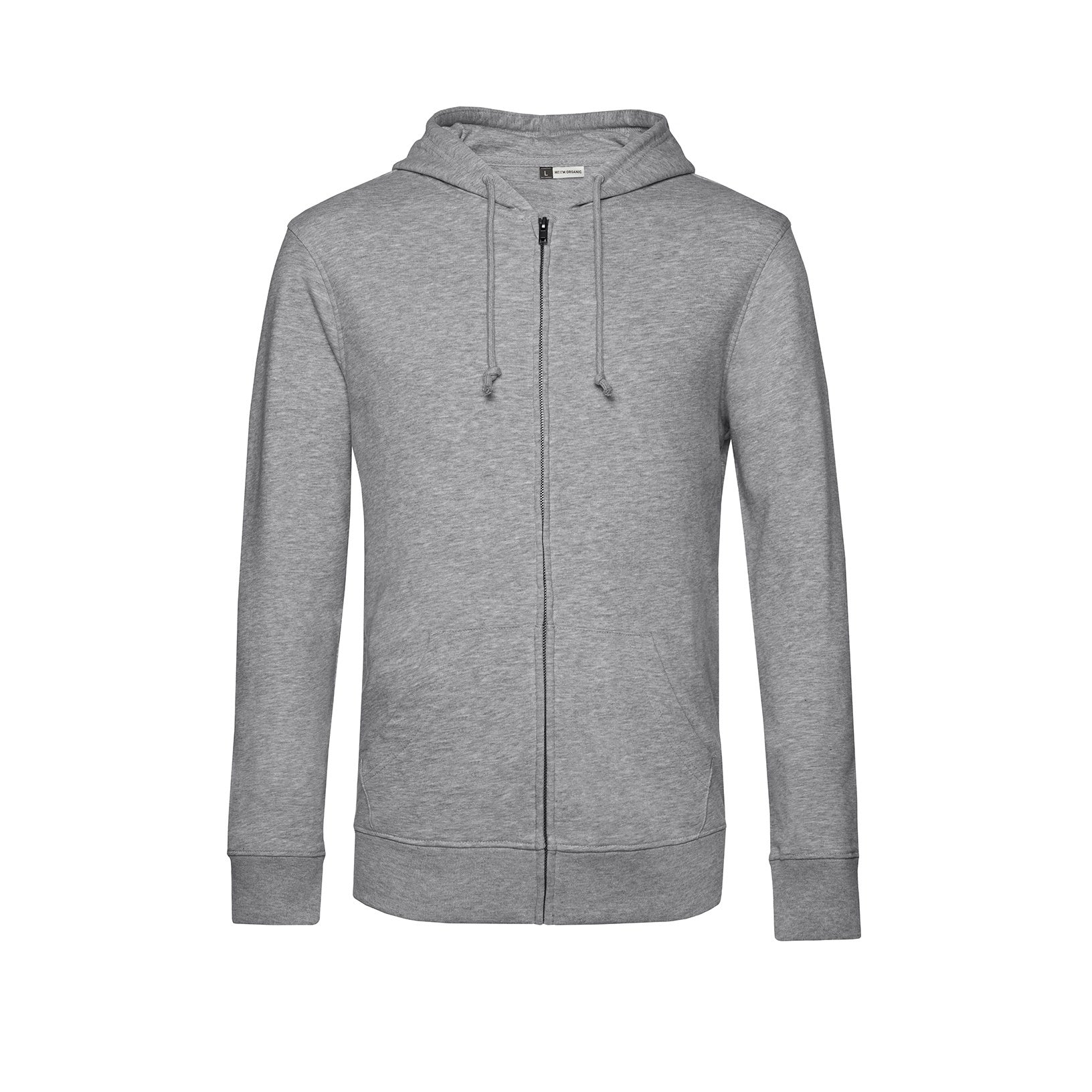 Organic Essential Zipped Hoodie: Men's