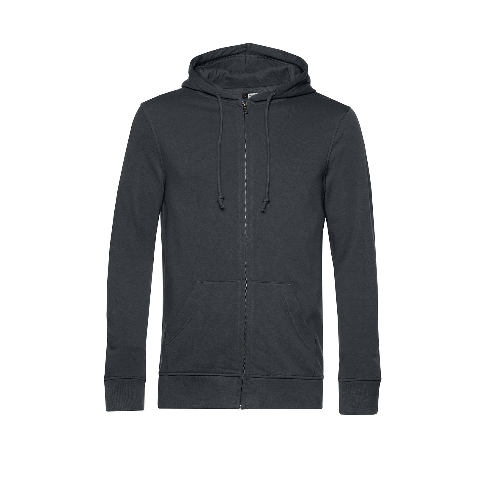 Organic Essential Zipped Hoodie: Men's
