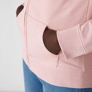 Organic Essential Zipped Hoodie: Women's