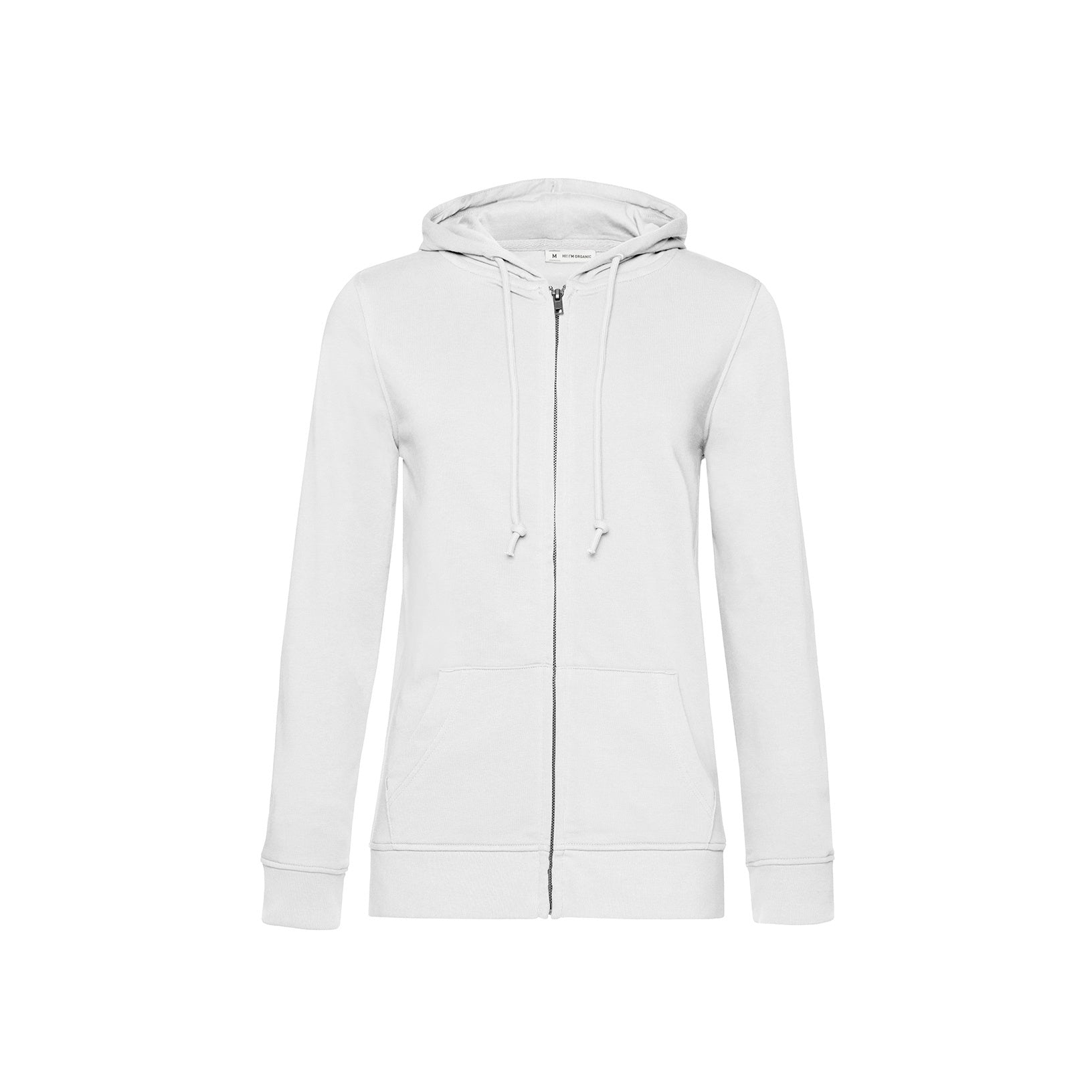 Organic Essential Zipped Hoodie: Women's