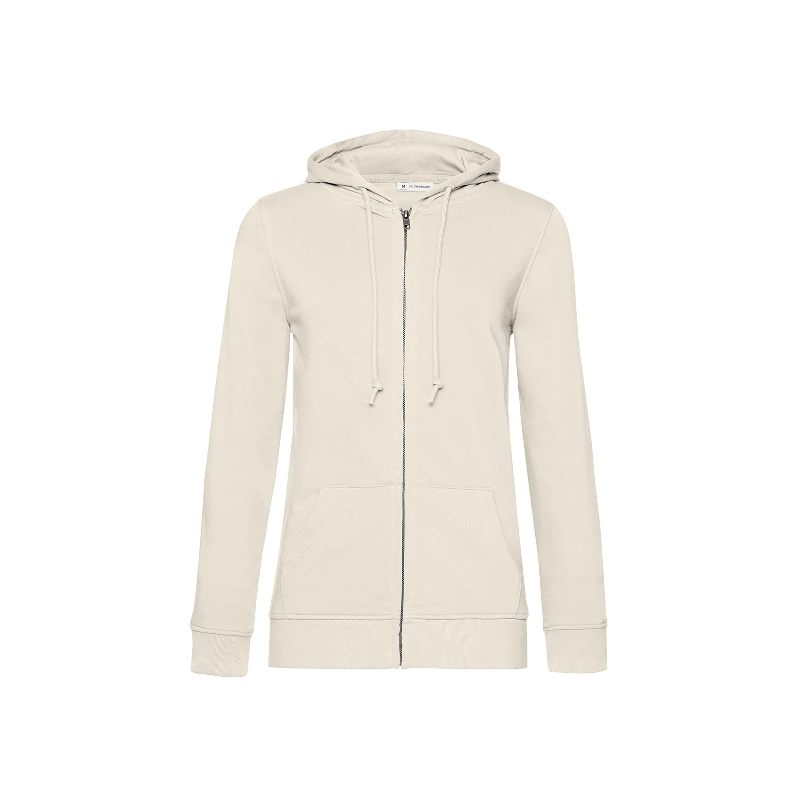 Organic Essential Zipped Hoodie: Women's