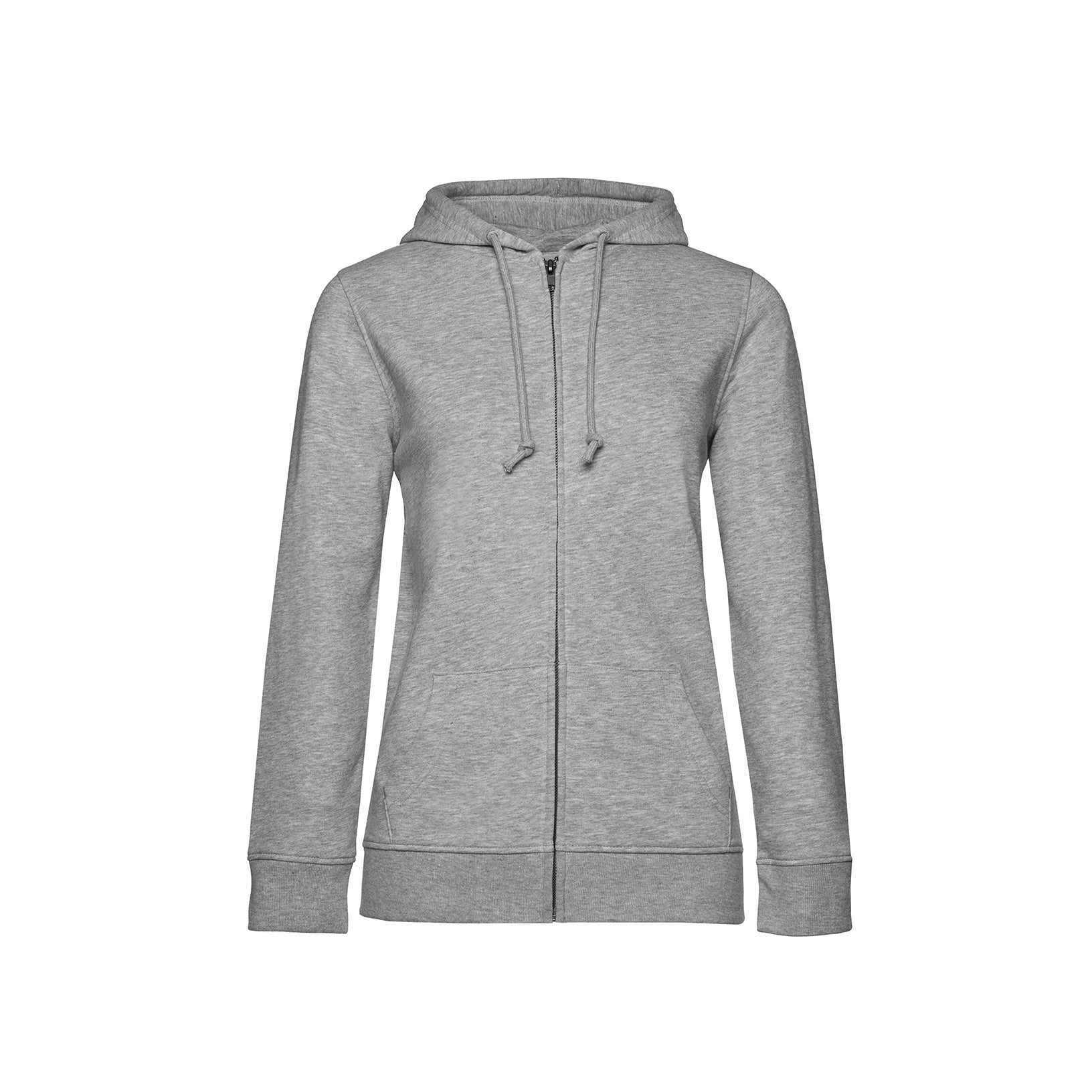 Organic Essential Zipped Hoodie: Women's
