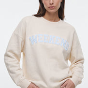 Ivory Weekend Cotton Sweatshirt