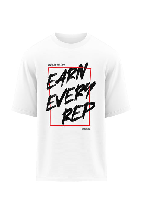 XAPE Weight Warp Oversized Tee - White