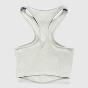 Basic Lux Rib Rowing Top Light Grey