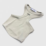 Basic Lux Rib Rowing Top Light Grey