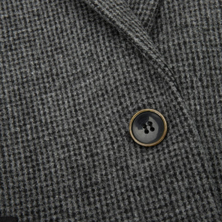 Wsn01 - Women Grey Suit Blazer Waistcoat & Trousers in Tweed Herringbone