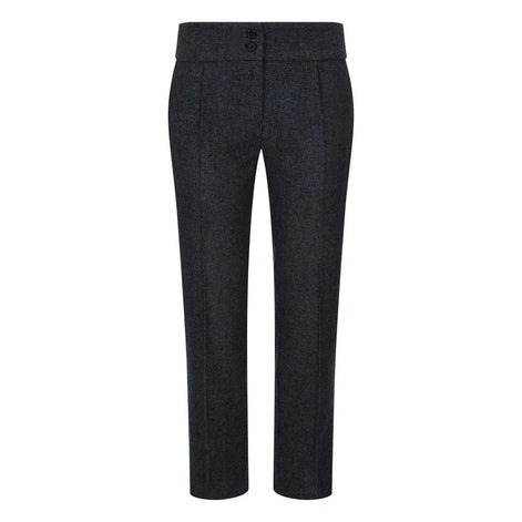 wsn01 - Women Grey Suit Blazer Waistcoat & Trousers in Tweed Herringbone