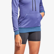 Women's Infrared Hoodie - Grey & Blue