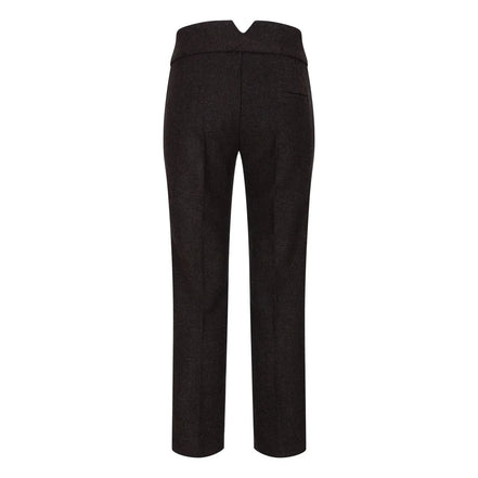Wsn04 - Women's Brown Tweed Blazer Waistcoat & Trouser Classic Suit