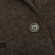 Wsn04 - Women's Brown Tweed Blazer Waistcoat & Trouser Classic Suit