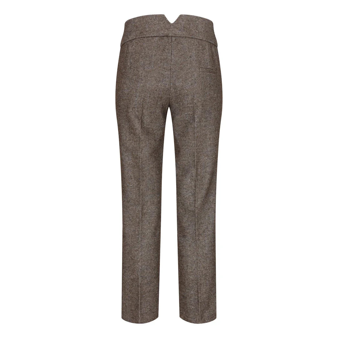 Wsn06 - Women's 1920s Suit Tweed Blazer Waistcoat & Trousers