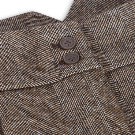Wsn06 - Women's 1920s Suit Tweed Blazer Waistcoat & Trousers