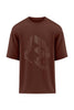 XAPE Apehead Barcoded Oversized Tee - Chocolate