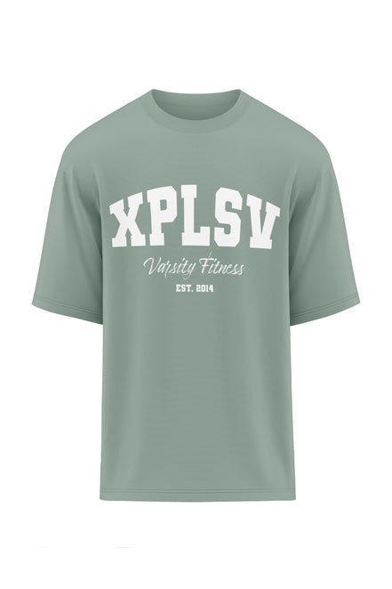 XAPE Varsity Fitness V2 Oversized Tee - Sage