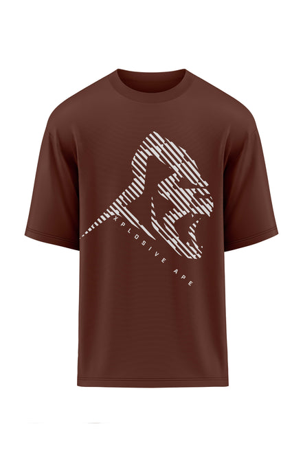 XAPE Blinder Oversized Tee - Chocolate