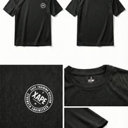 XAPE Classic Badge Logo X Tech Tee - Black