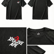 XAPE Classic Stencil Logo X Tech Tee - Black