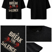 XAPE X AMC Break the Silence Oversized Tee - Black