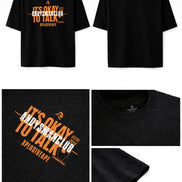 XAPE X AMC It's Okay to Talk V2 Oversized Tee - Black