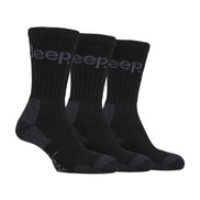 Mens Luxury Cushioned Cotton Hiking Socks (Multipack Options)